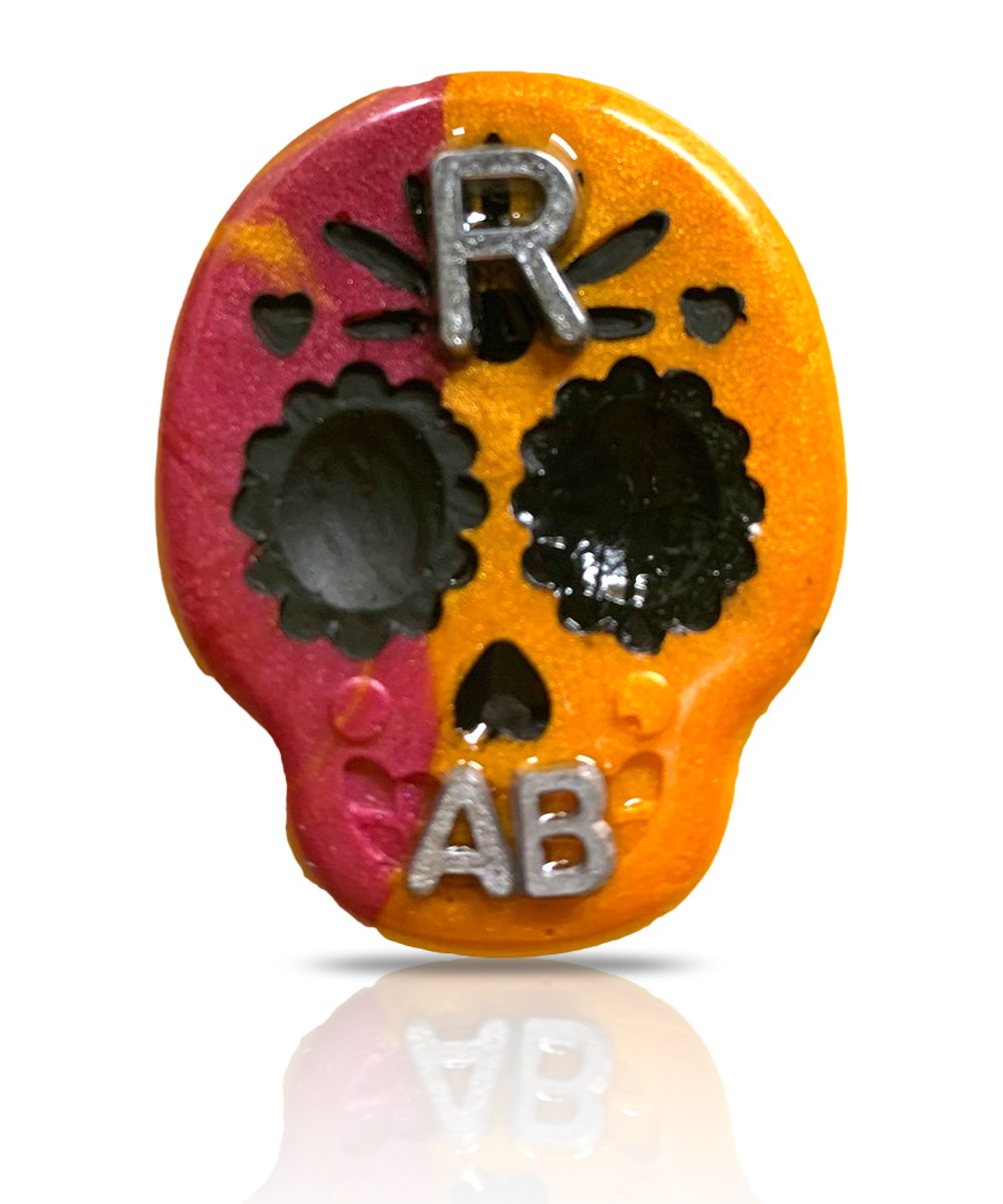 SUGAR SKULL XRAY MARKERS WITH INITIALS Magic Xray Markers