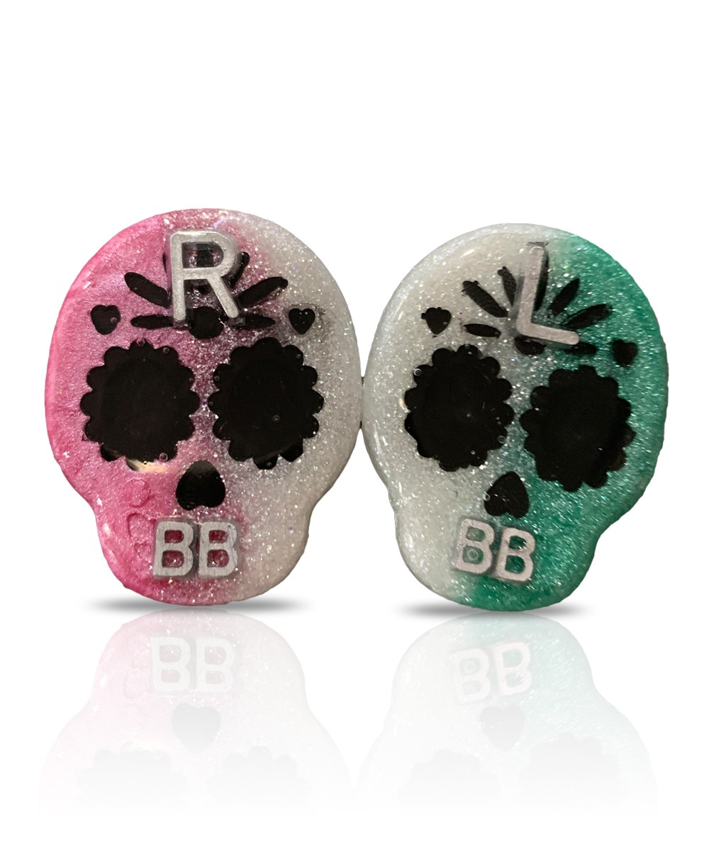 SUGAR SKULL XRAY MARKERS WITH INITIALS Magic Xray Markers