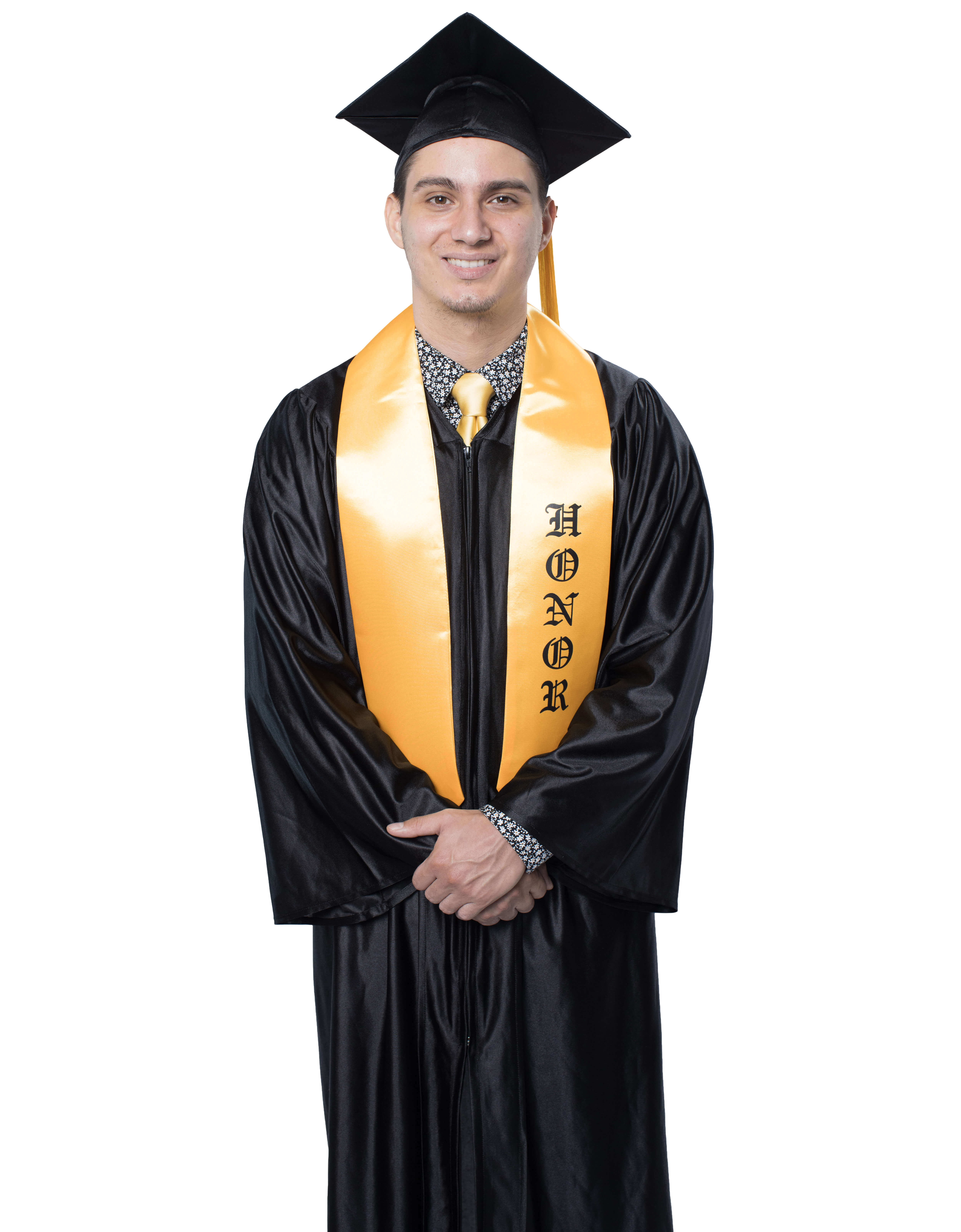 College Graduation Cap, Gown & Tassel Set- Magic X-ray Markers
