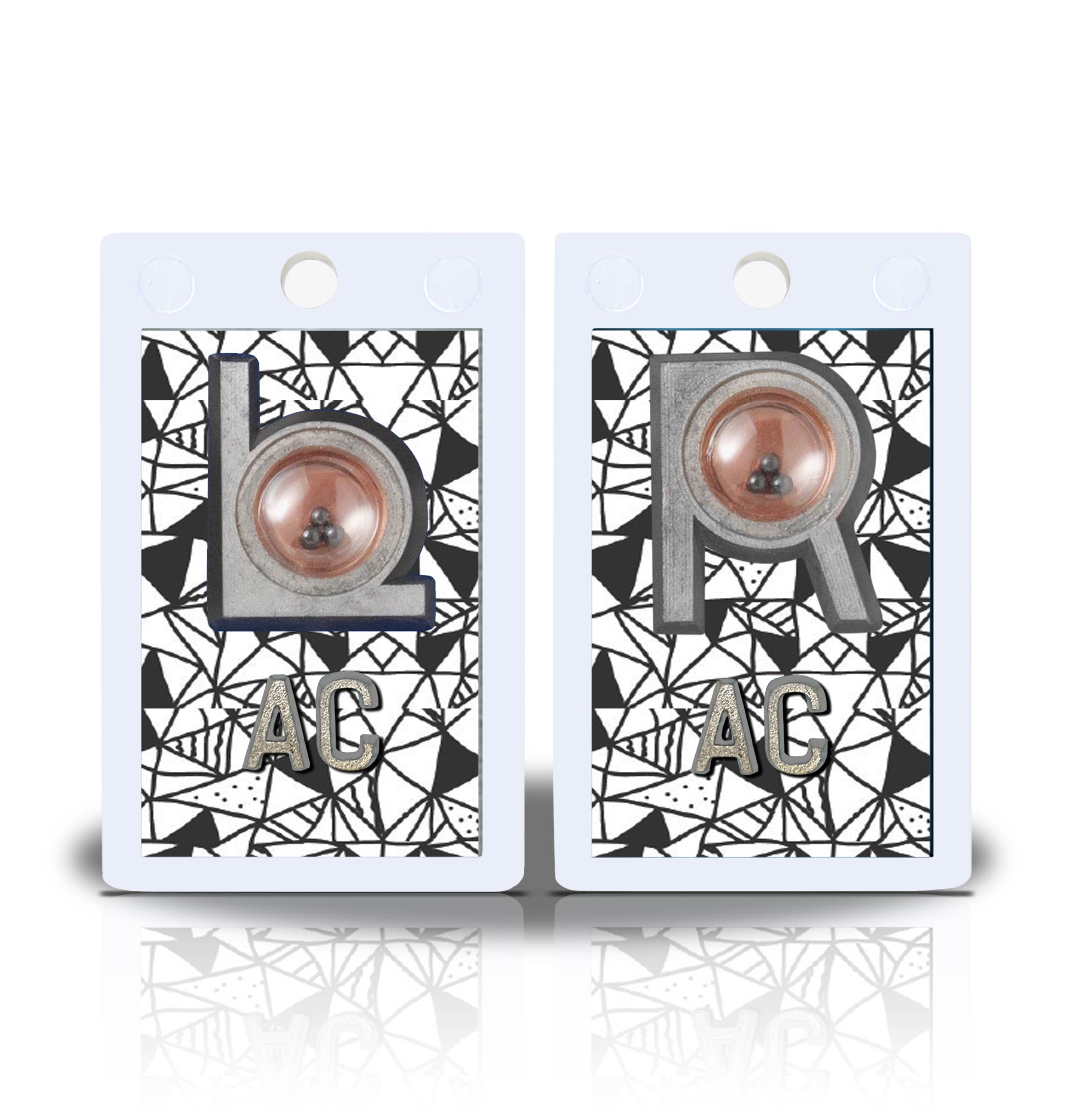 Triangles Pattern 2" Plastic Positioning Lead Xray Markers Magic Xray