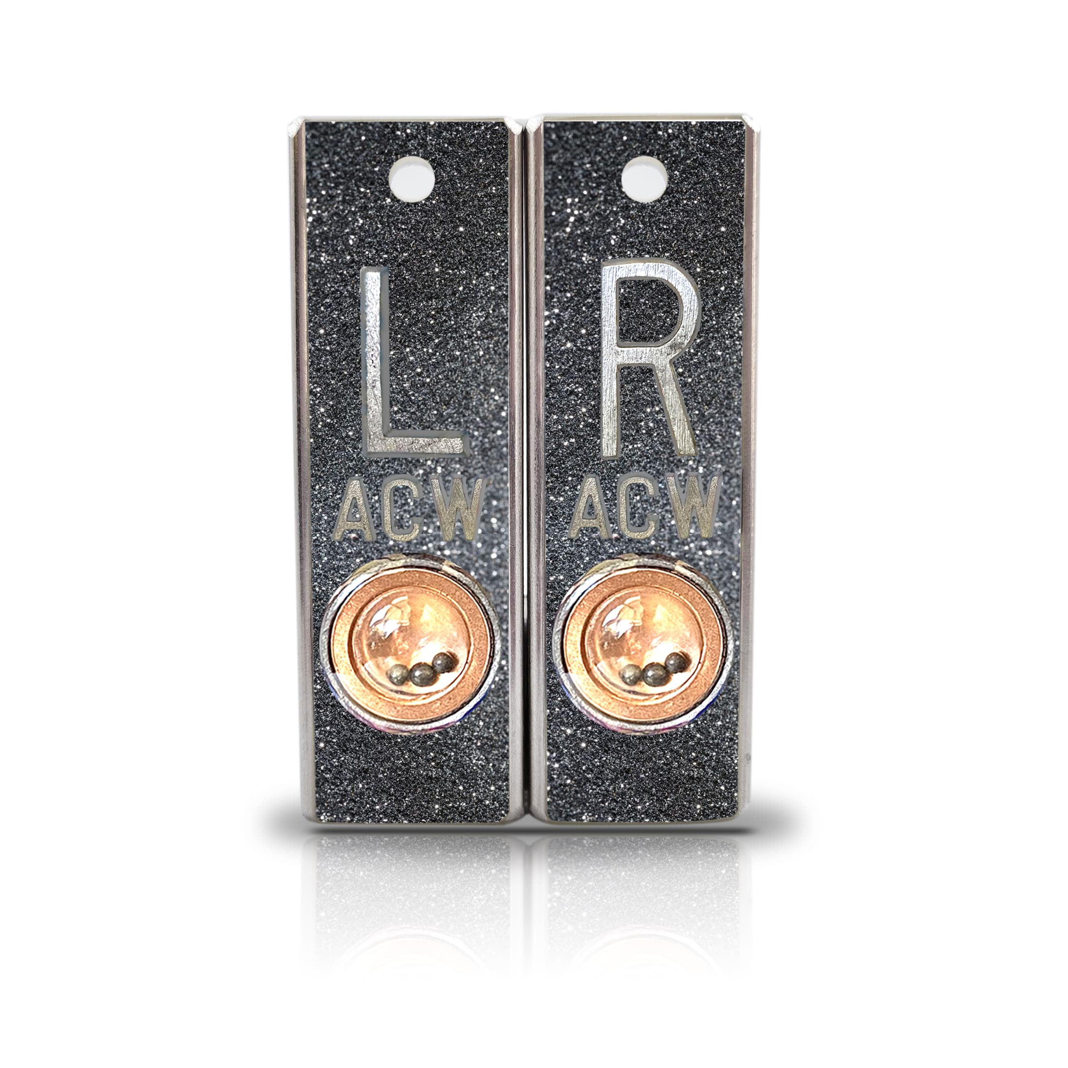 Aluminum Position Indicator X Ray Markers, Dark Grey Glitter- Magic X ...