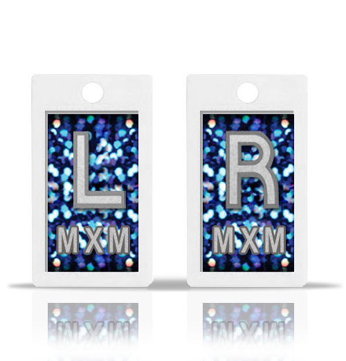 Grape Sequins Glitter X Ray Markers,