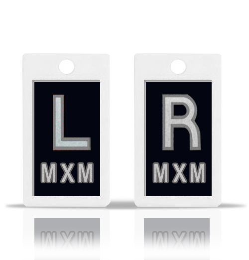 Black Custom X Ray Markers,Vertical