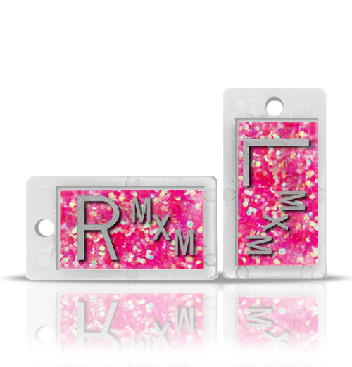 Personal Touch Pink Glitter Markers,Horizontal