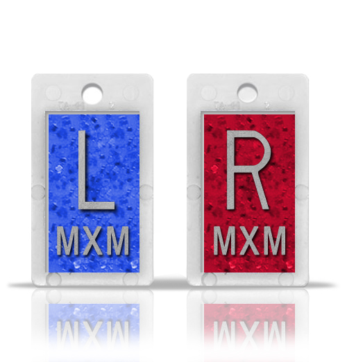 Personal Touch Blue Red Glitter Markers