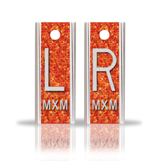 Elite Orange Glitter Marker