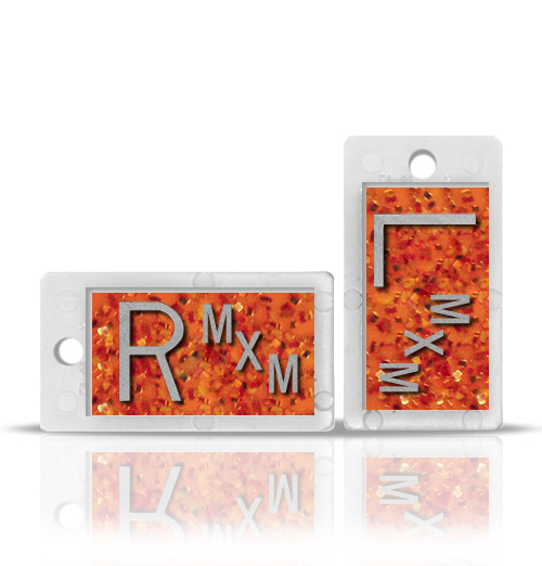 Personal Touch Orange Glitter Markers,Horizontal